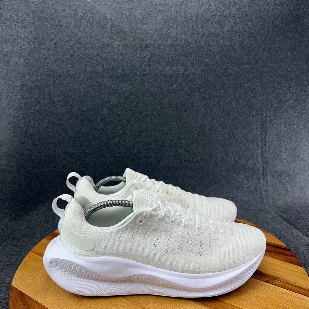 Nike ReactX Infinity Run 4 Triple White Running Shoes DR2665-103 Men's Size 12